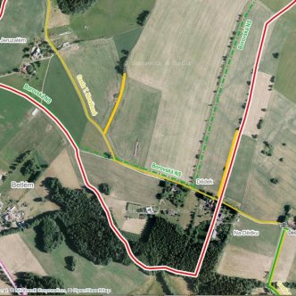 Ovocné stromy na Dědku: U břízek a Mlynářova cesta, 28. 10. 2018